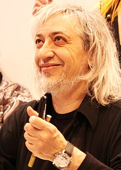 Luis Royo at the 30th Paris Book Fair at the Porte de Versailles