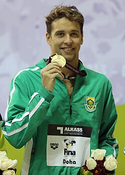 Chad le Clos ตำนานนักว่ายน้ำผีเสื้อผู้สร้างประวัติศาสตร์ให้แอฟริกาใต้