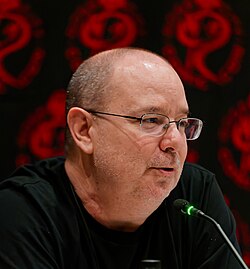 Scalzi at the 2025 Rose City Comic Con