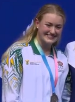 Lara van Niekerk ราชินีว่ายน้ำท่ากบชาวแอฟริกาใต้ผู้สร้างประวัติศาสตร์โลก