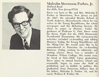 Steve Forbes เส้นทางชีวิตจากเจ้าพ่อสื่อธุรกิจสู่สนามการเมืองสหรัฐฯ