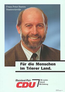 Franz Peter Basten นักการเมืองผู้มีบทบาทสำคัญในรัฐไรน์แลนด์-พลาทซินะและบุนเดสทาค