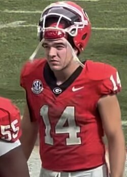 Gunner Stockton ดาวรุ่งควอเตอร์แบ็กผู้พาทีม Georgia Bulldogs ผงาดใน SEC
