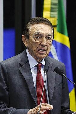 Edison Lobão นักการเมืองผู้ทรงอิทธิพลแห่งรัฐมารันเญาและอดีตรัฐมนตรีบราซิล