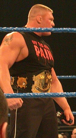 Brock Lesnar ตำนานนักสู้ผู้พิชิตแชมป์โลกหลายสังเวียน