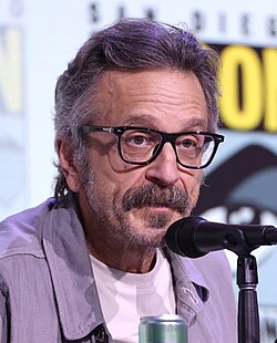 Maron promoting the film The Bad Guys 2 at the 2025 San Diego Comic-Con