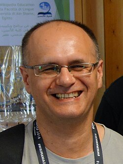 Tomasz Ganicz นักเคมีและอดีตประธาน Wikimedia Polska