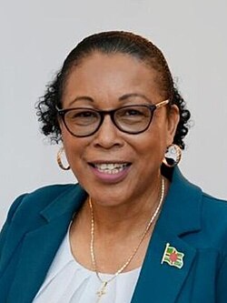 Sylvanie Burton ประธานาธิบดีหญิงและชนพื้นเมืองคนแรกของโดมินิกา